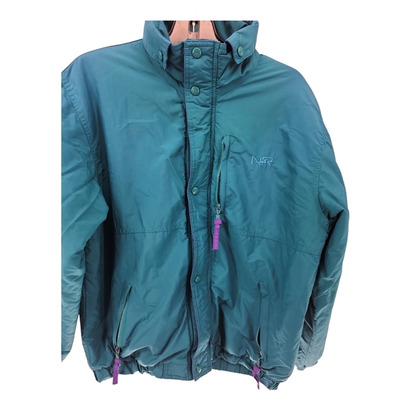 Northern Reflections Retro Blue-Green Fleece lined Jacket Unisex Outerwear - Picture 2 of 9